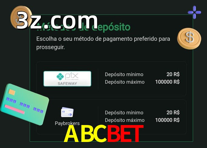 O cassino ABCBETbet oferece uma grande variedade de métodos de pagamento