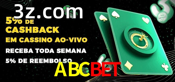 Promoções do cassino ao Vivo ABCBET